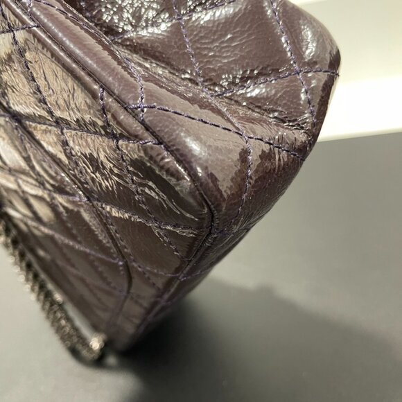 Chanel 2.55 226 Reissue Deep Purple Leather Flap Bag Gunmetal Hardware (121172) - Picture 6 of 14